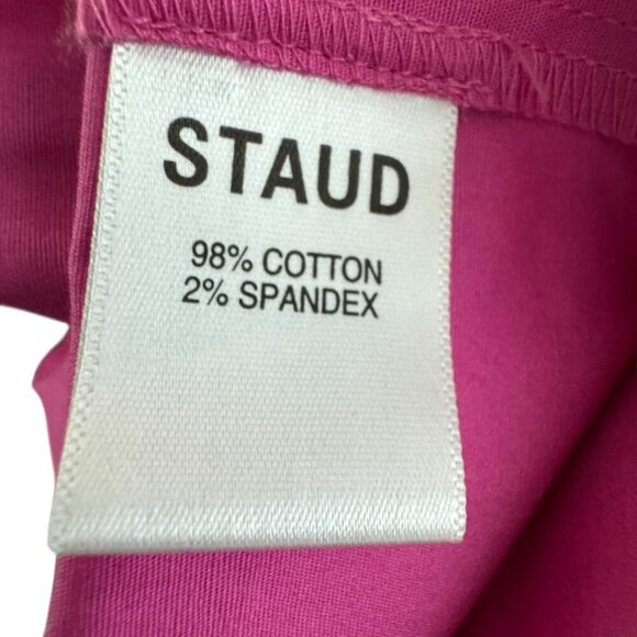 STAUD Womens Sea Tiered Maxi Skirt Hot Pink size 00 - Picture 5 of 7